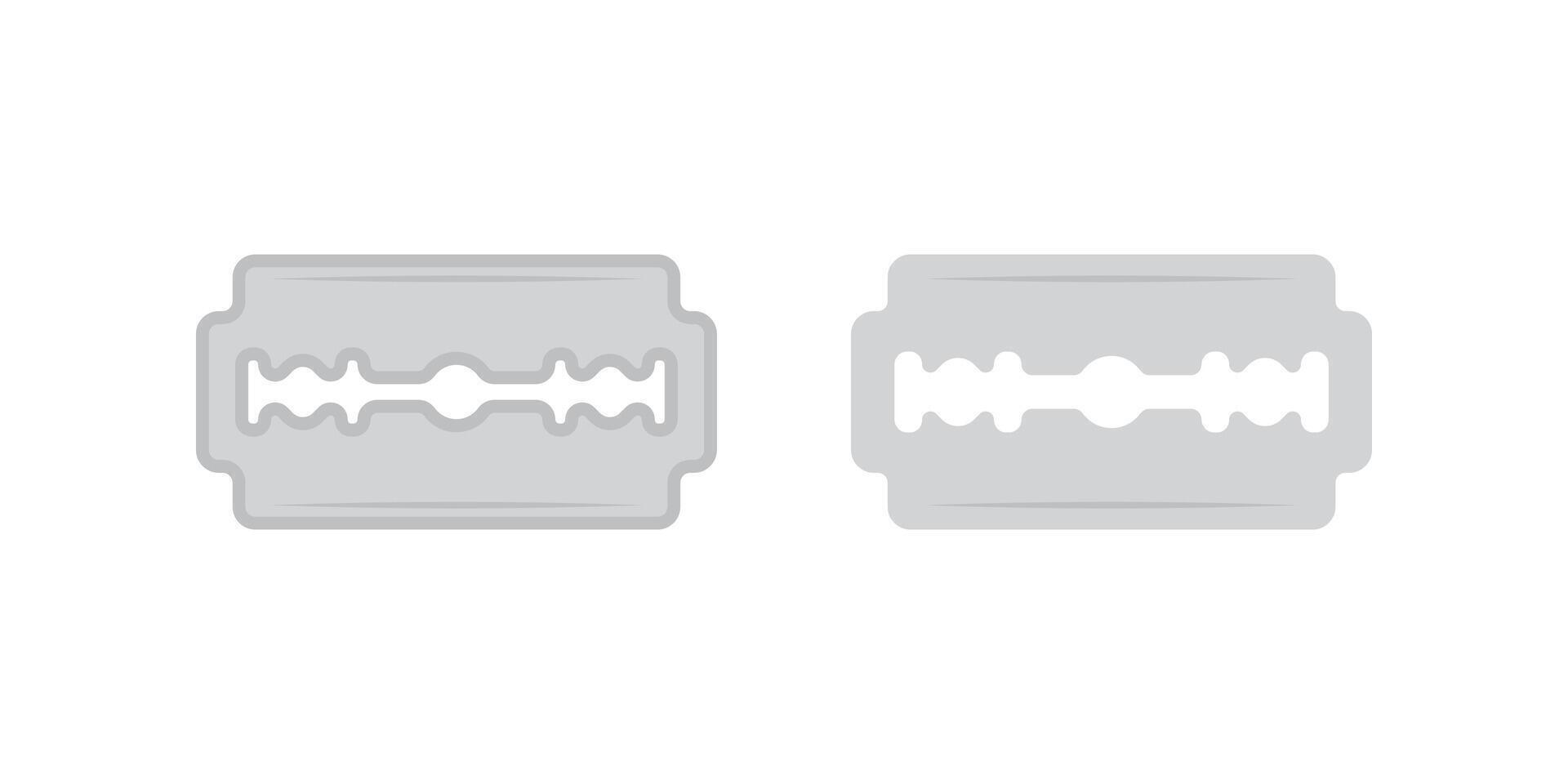 Set of Razor blade icons. for mobile concept and web design. illustration on white background vector