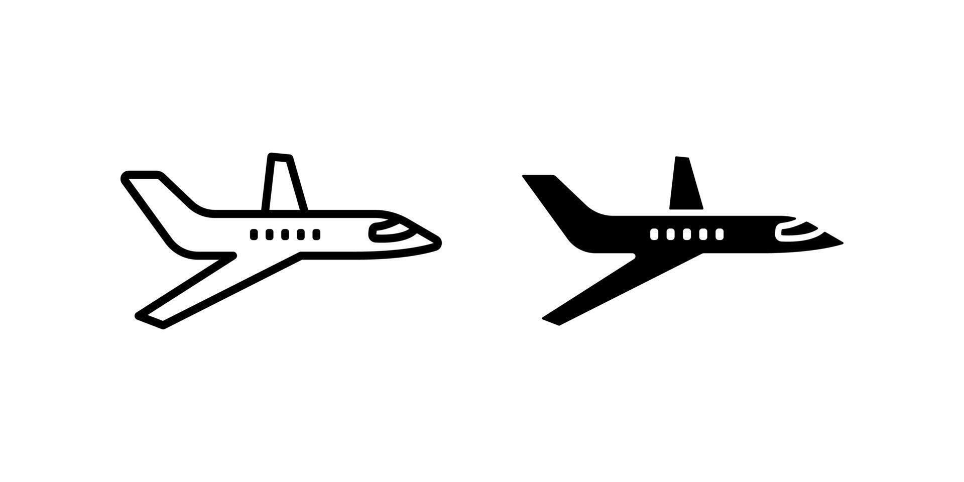 Plane icon. for mobile concept and web design. illustration vector