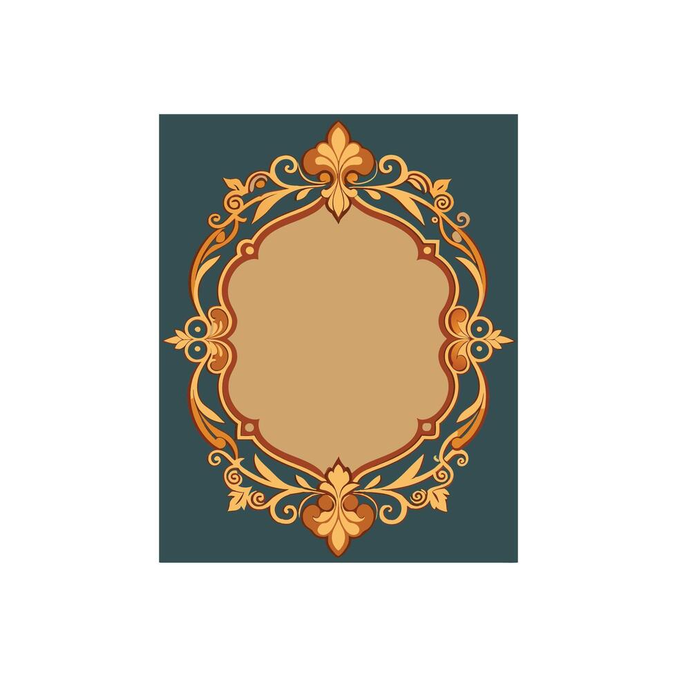 Elegant Ornate Frame Illustration Design vector