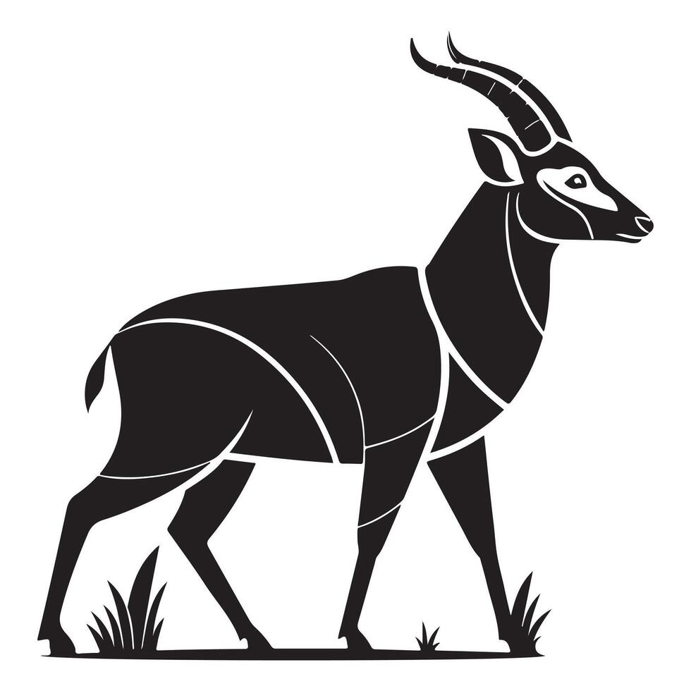 wildlife animal black icon design vector