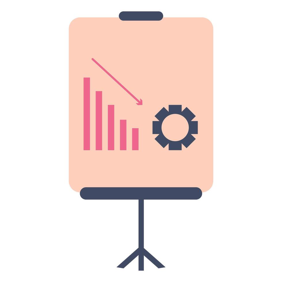 Business Statistic chart Graphic vector