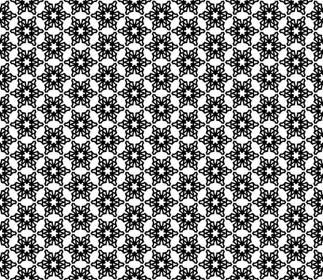 Abstract grayscale arrangement with seamless transitions, combining sophisticated black and white elements and flowing mosaic details vector