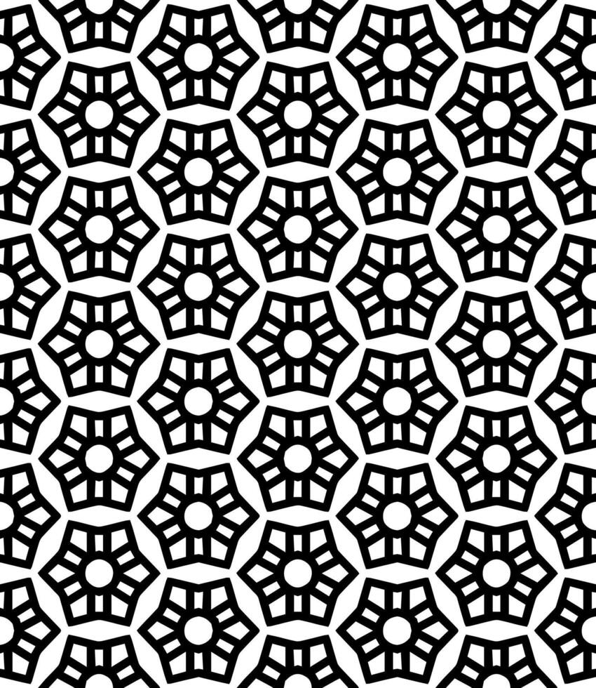 Abstract grayscale arrangement with seamless transitions, combining sophisticated black and white elements vector