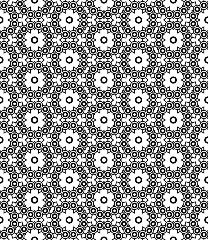 Duotone mosaic arrangement with endless rhythm, featuring sophisticated grayscale patterns vector