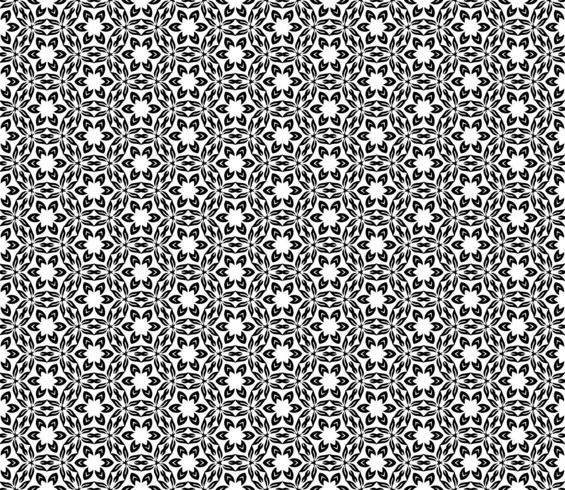 Grayscale abstract composition with perpetual motion, incorporating sophisticated designs and detailed ornamental forms vector