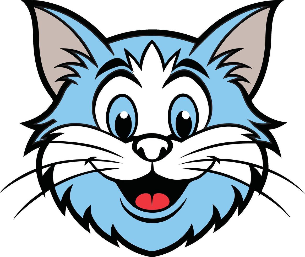Cat Head Design vector