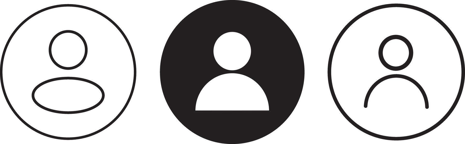 User icon in flat style. account person sign and symbol. people icon. vector