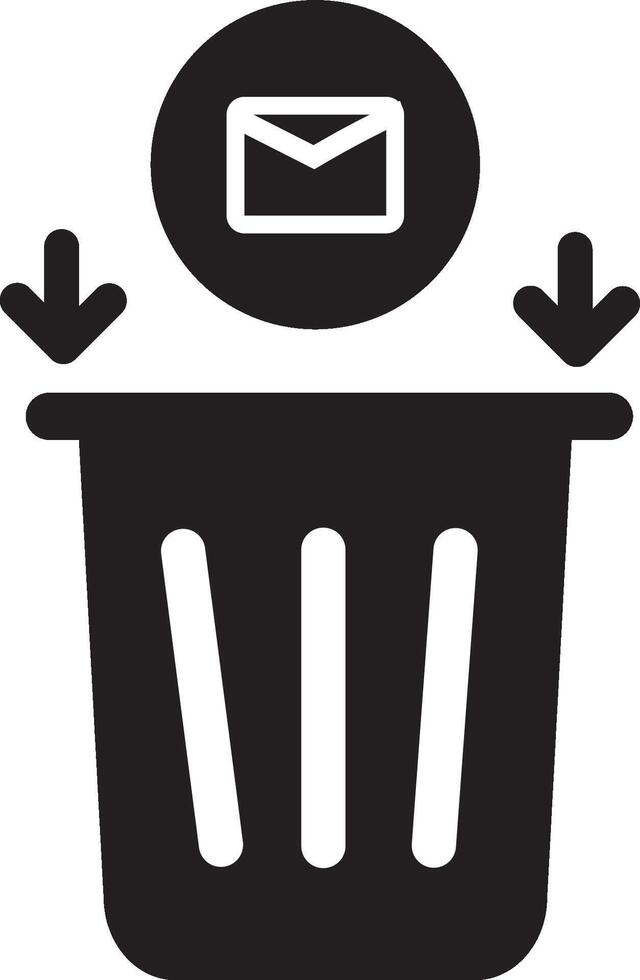 Garbage Can Icons, Trash can collection. dustbin sign icon isolated elements vector