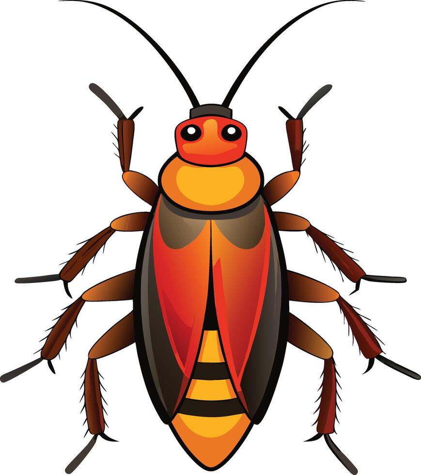 Cockroach art Illustration vector
