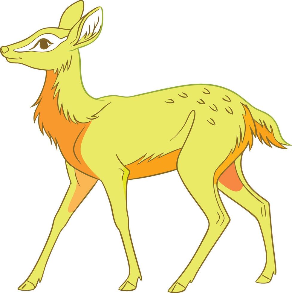 Deer Silhouette Illustration vector