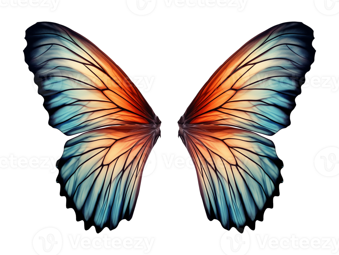 Butterfly Wings Isolated on Transparent Background png