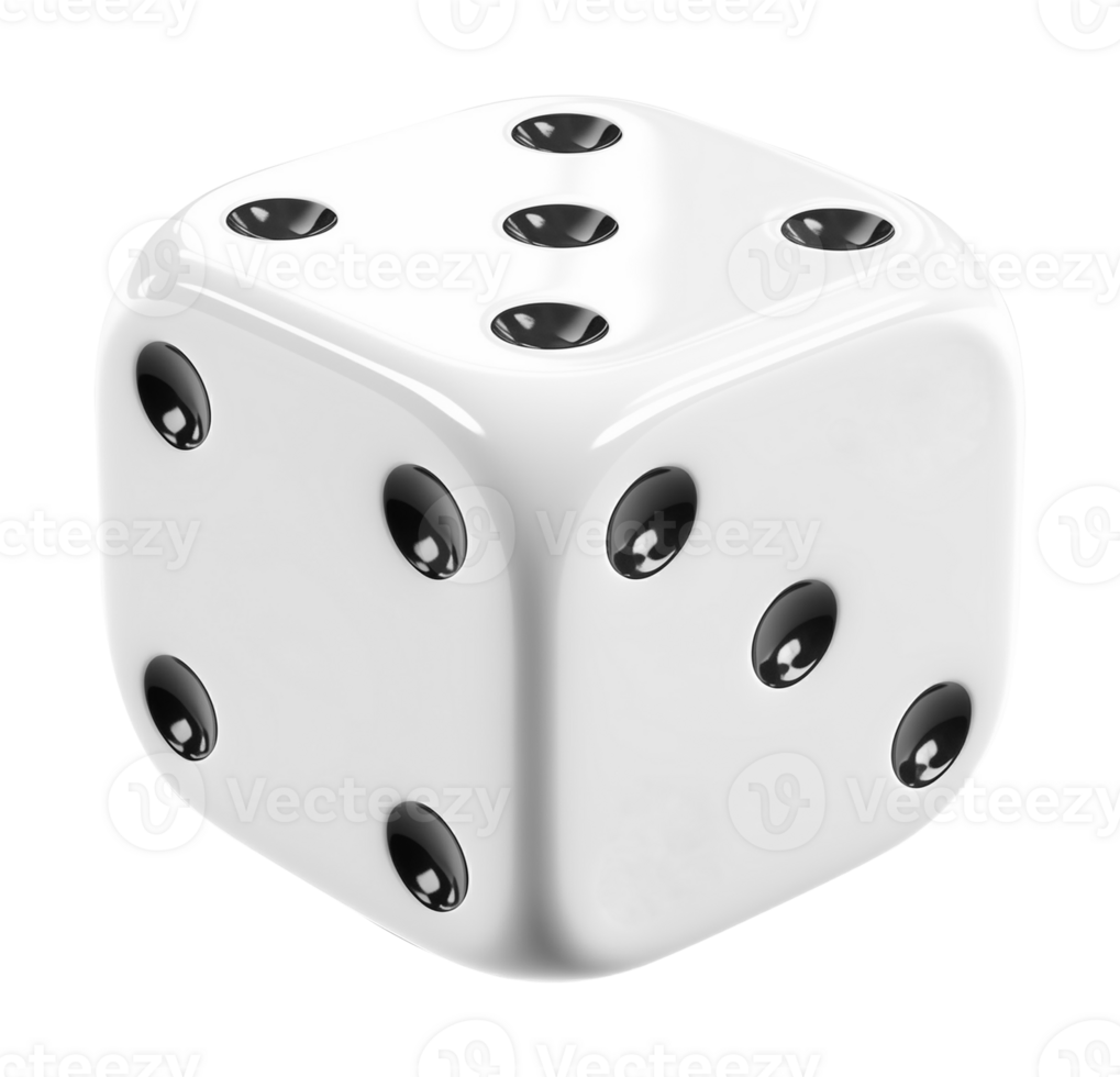 Dice Isolated on Transparent Background png