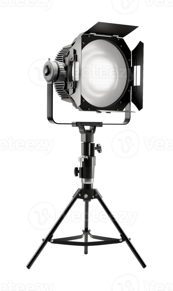 Studio Spotlight Isolated on Transparent Background png