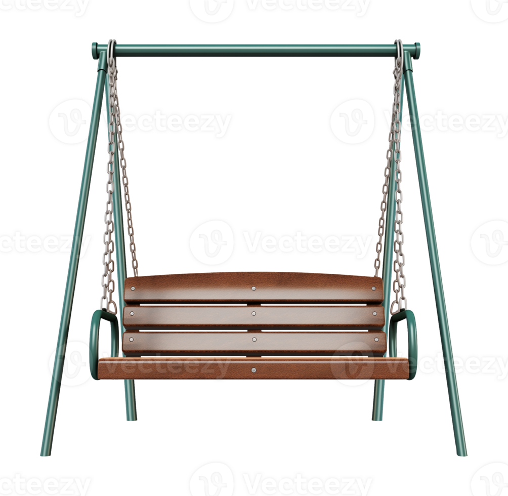 Playground Swing Isolated on Transparent Background png