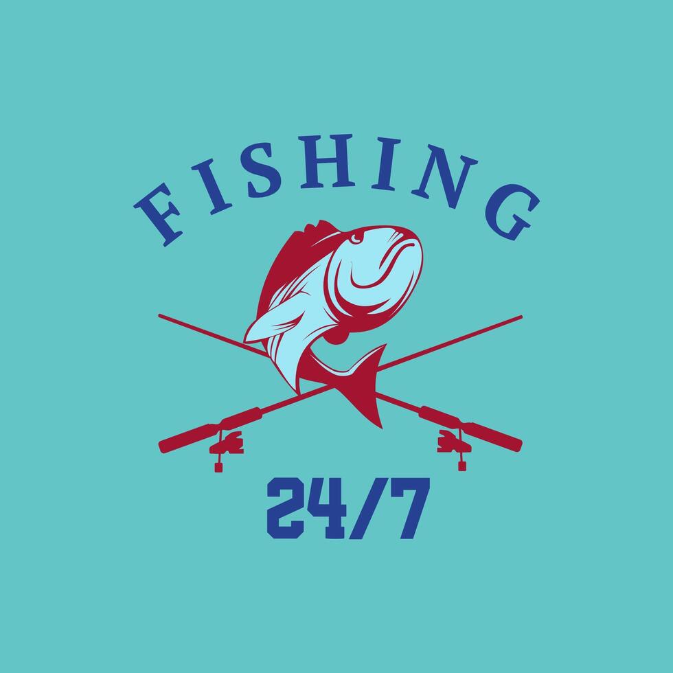 Epic Fishing Design for Anglers vector