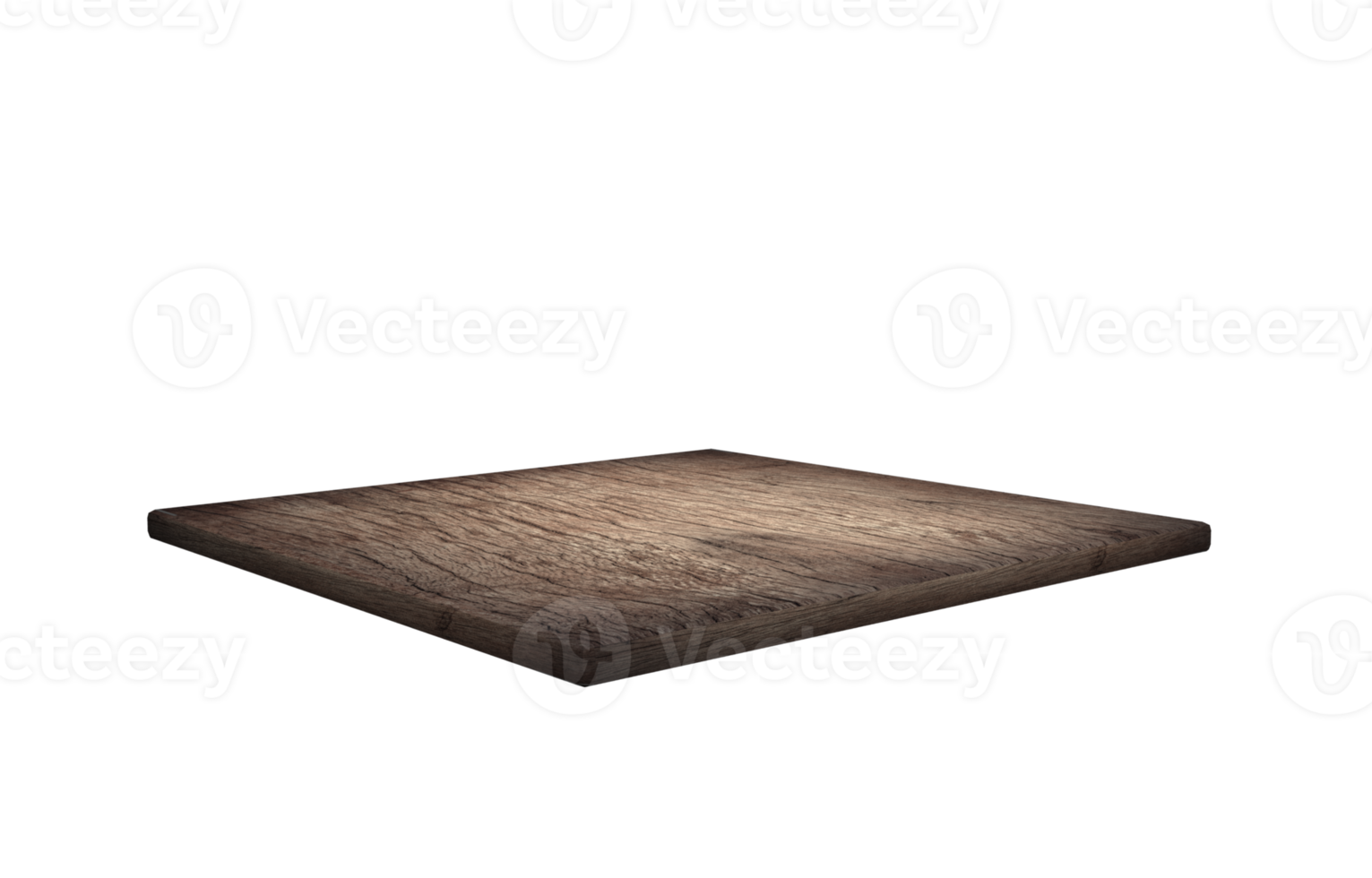 wooden table or board, 3D rendering png