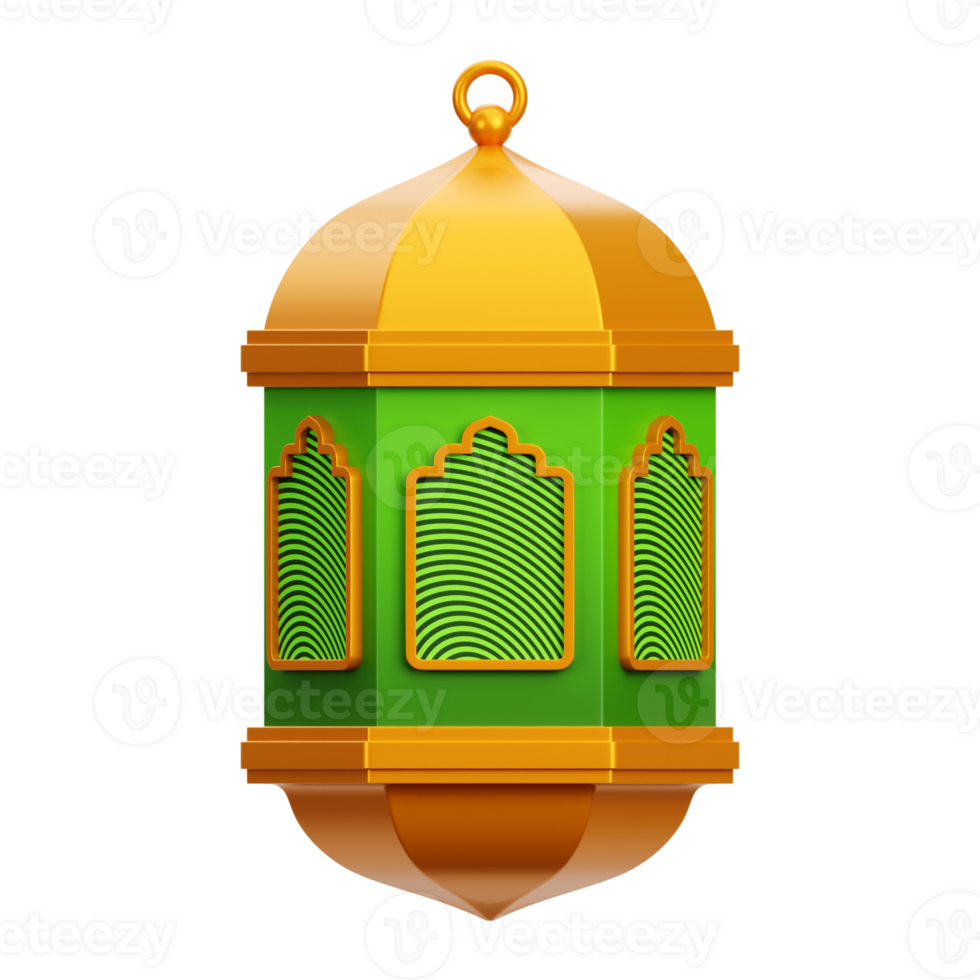 Ramadan Kareem Lantern 3D Icon png