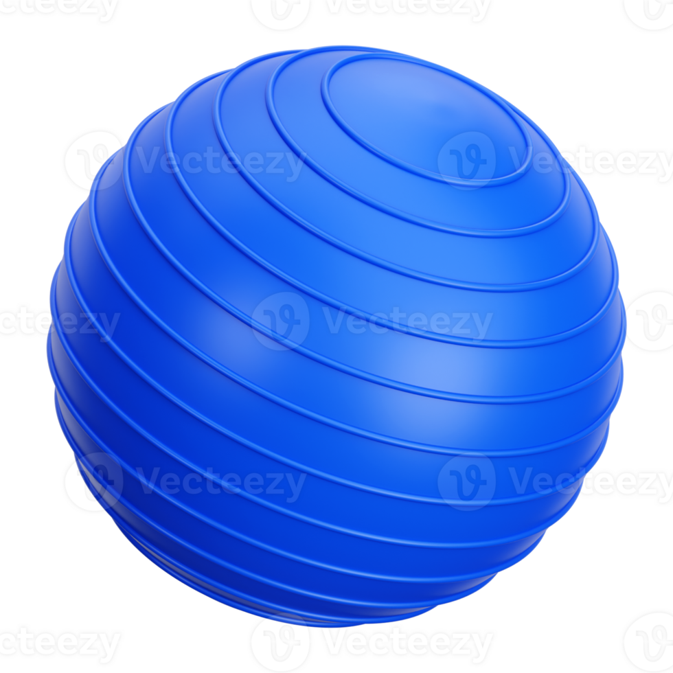 3D Render Fitness Ball png
