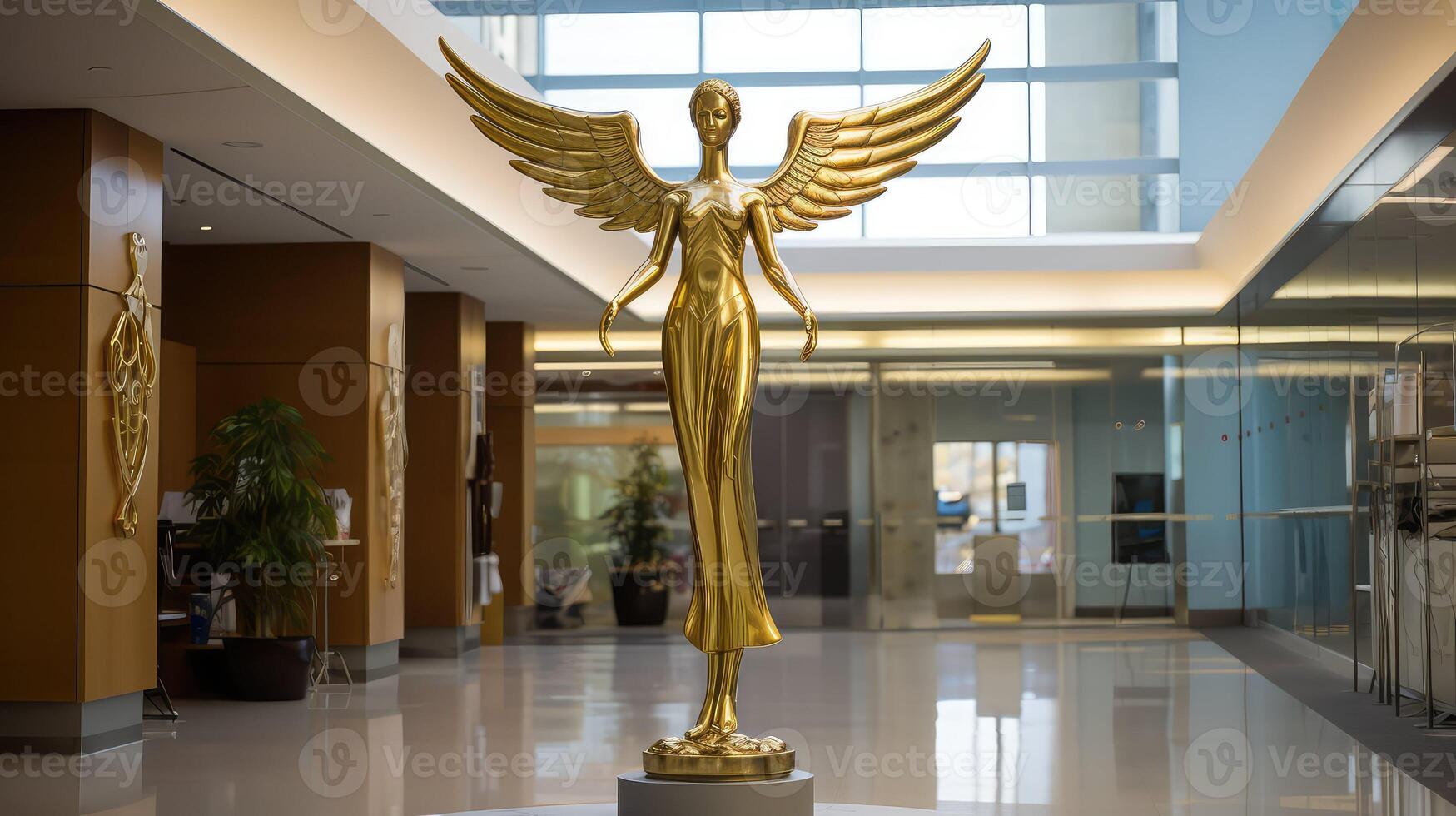 lobby caduceus gold photo