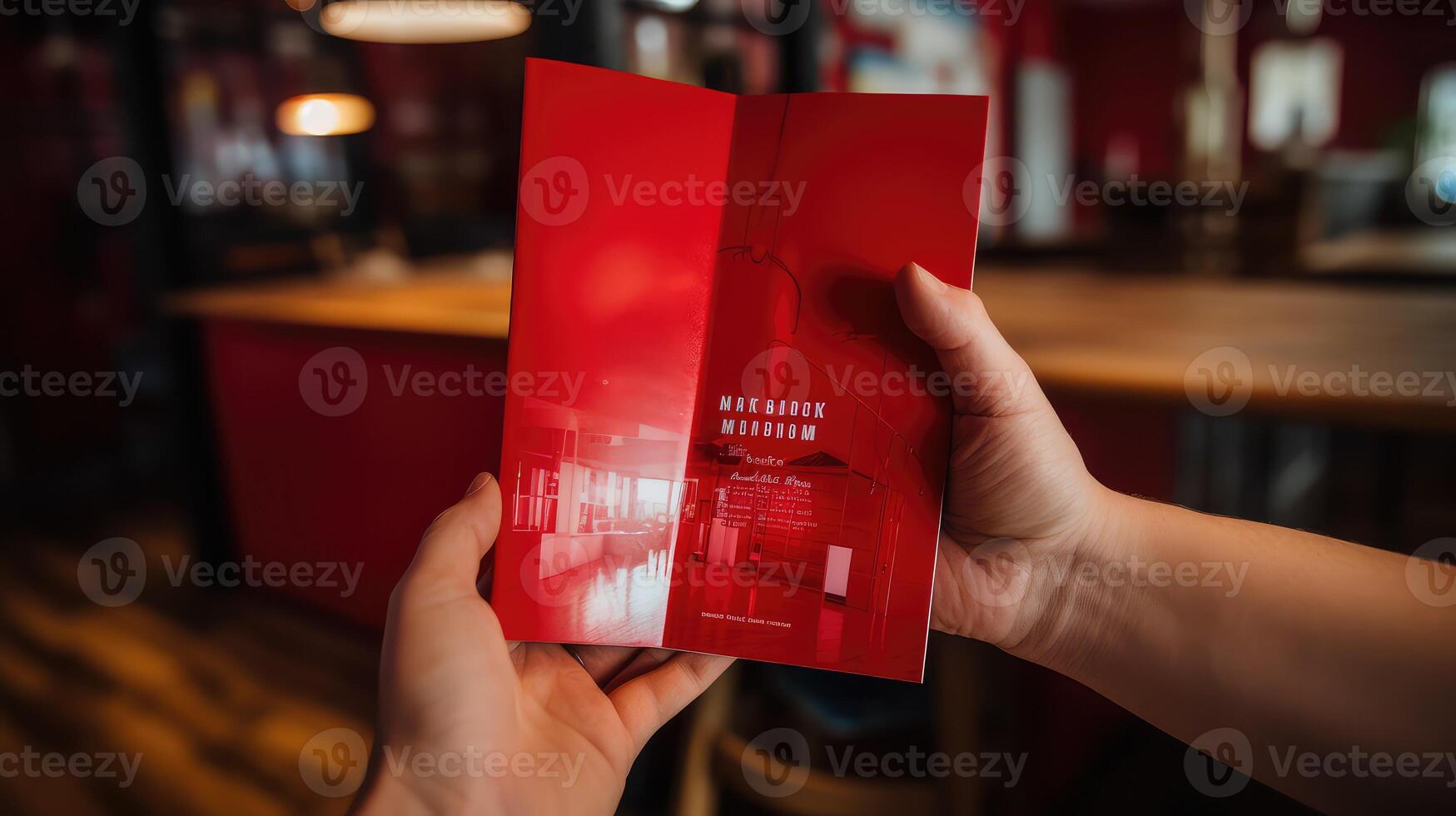 bold pamphlet red photo