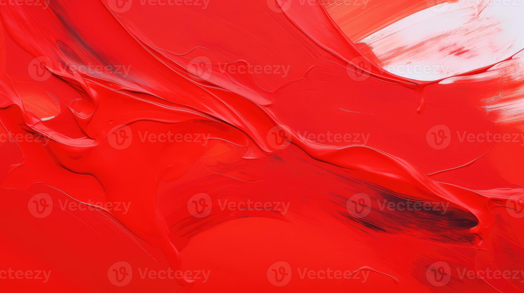 vibrant red brush strokes photo