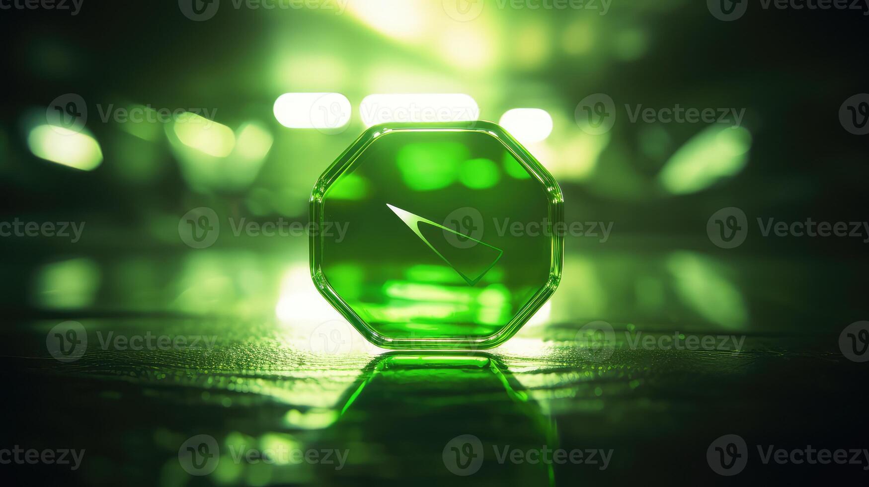 website green play button photo
