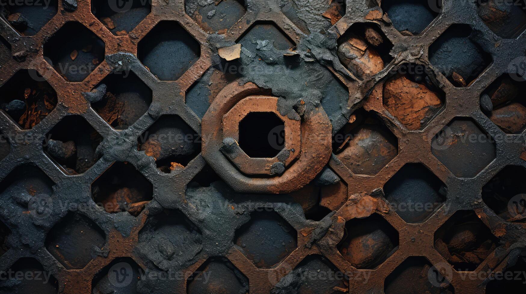 grate underground texture photo