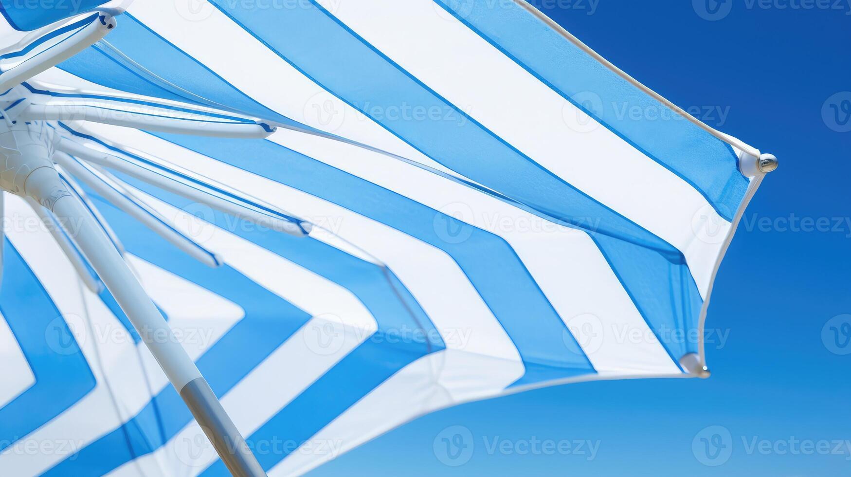 close blue diagonal stripes photo