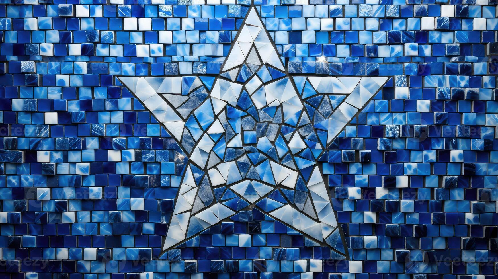 tiles star of david background photo