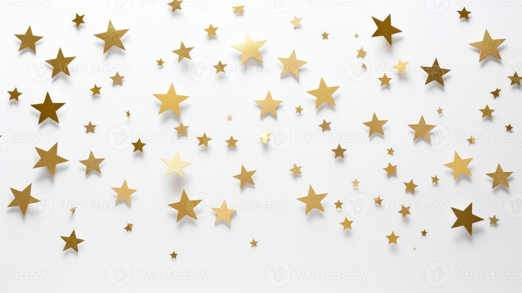 creativity white background gold stars photo
