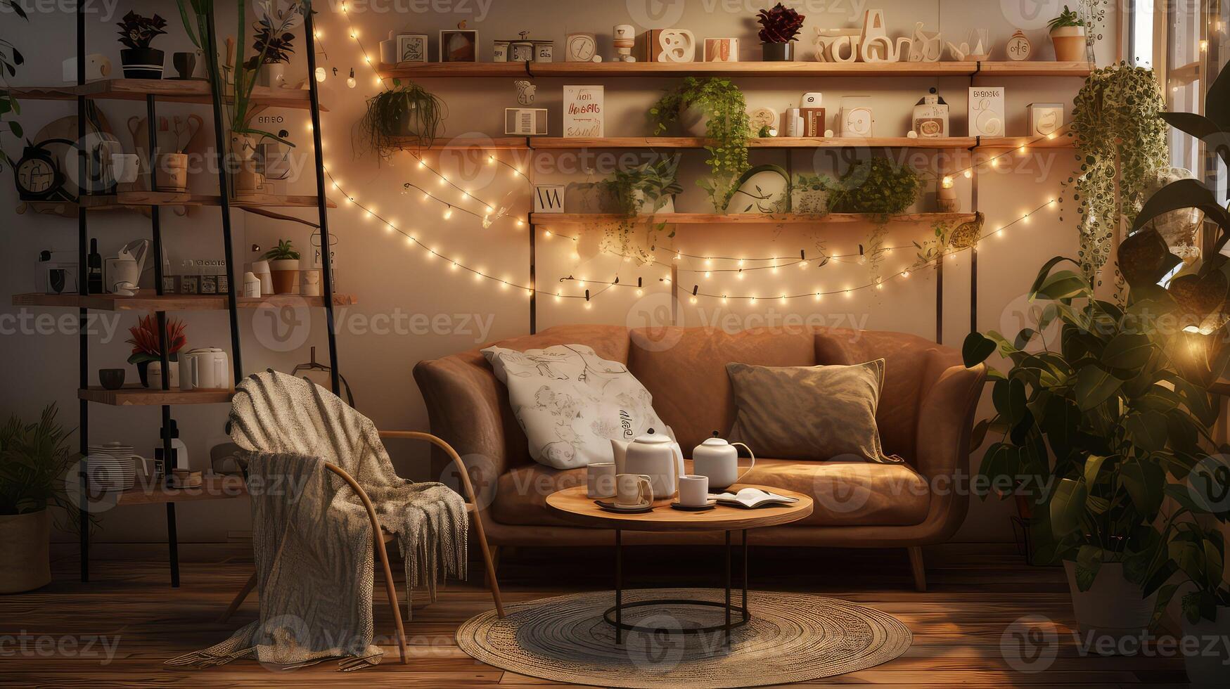 corner coffee circle photo