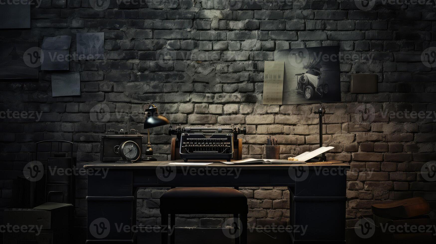vintage office background abstract photo