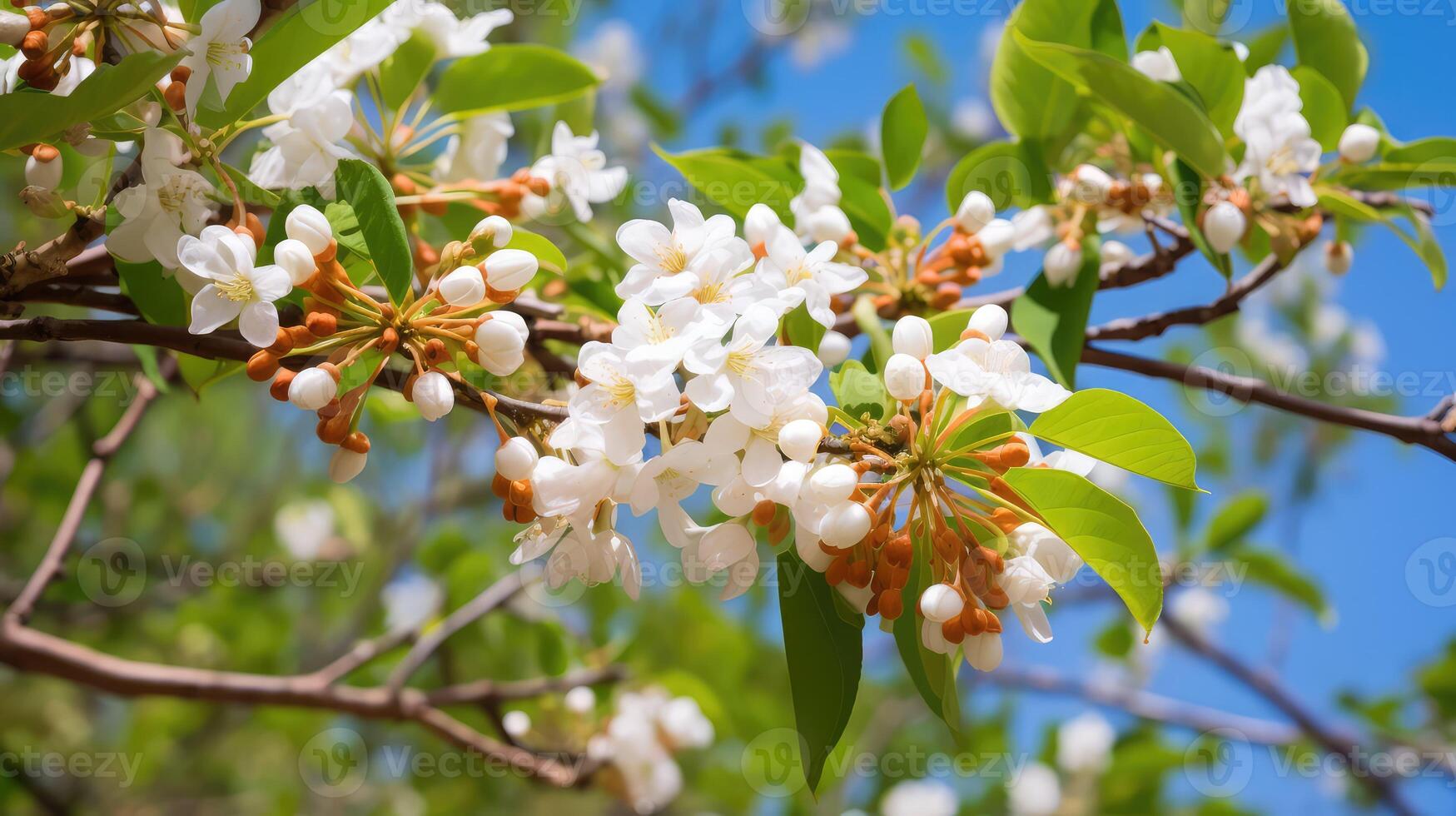 flowers cinnamon tree photo