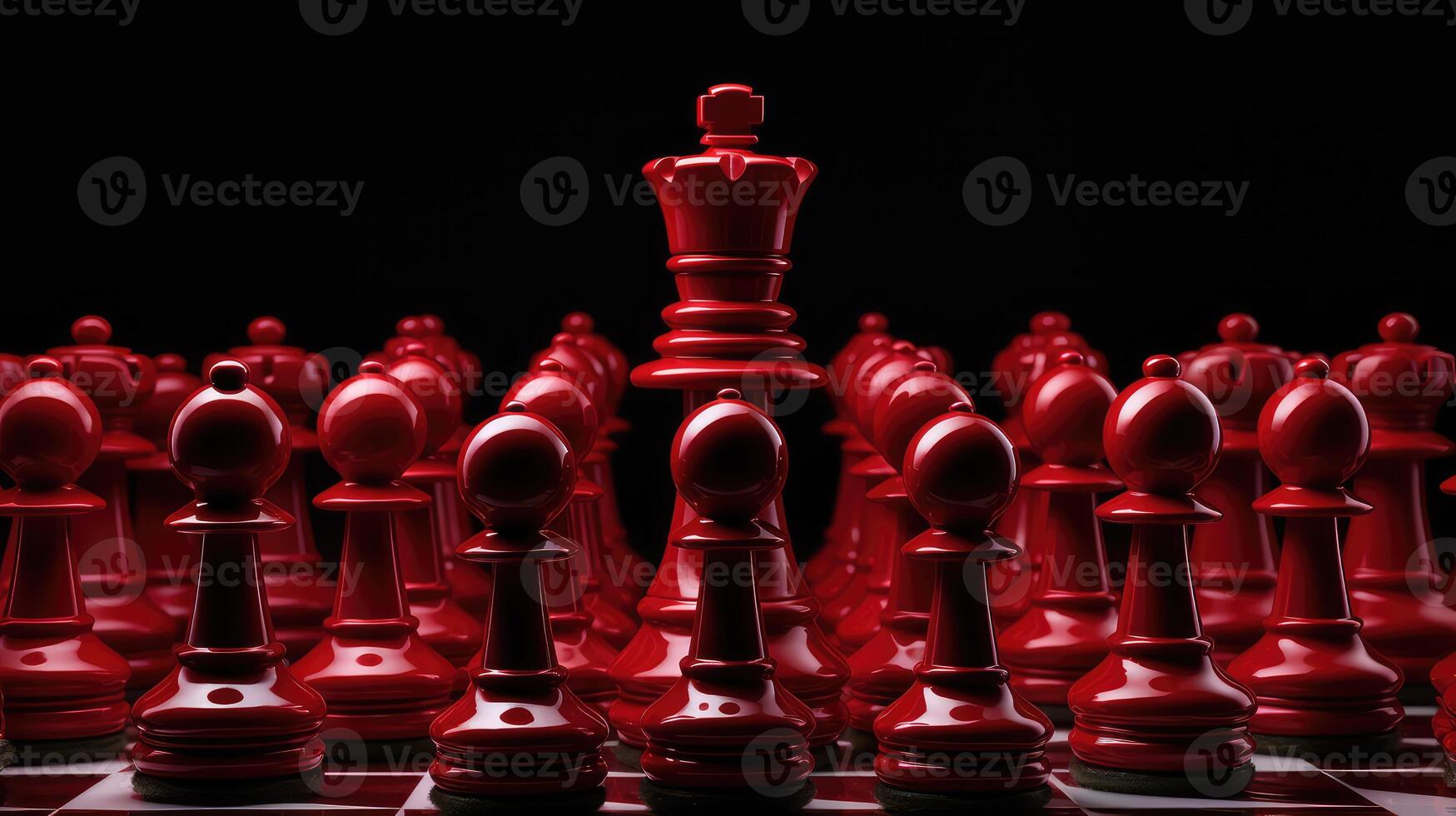 classic red chess photo