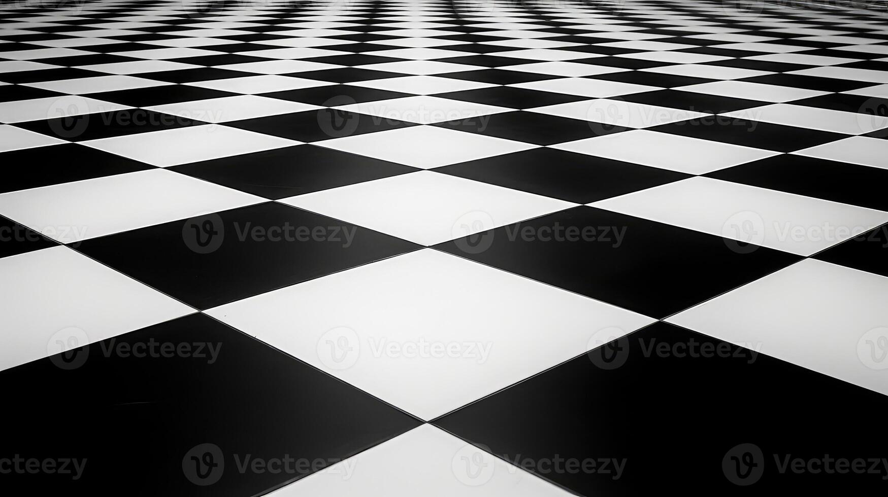 floor black and white checkerboard photo