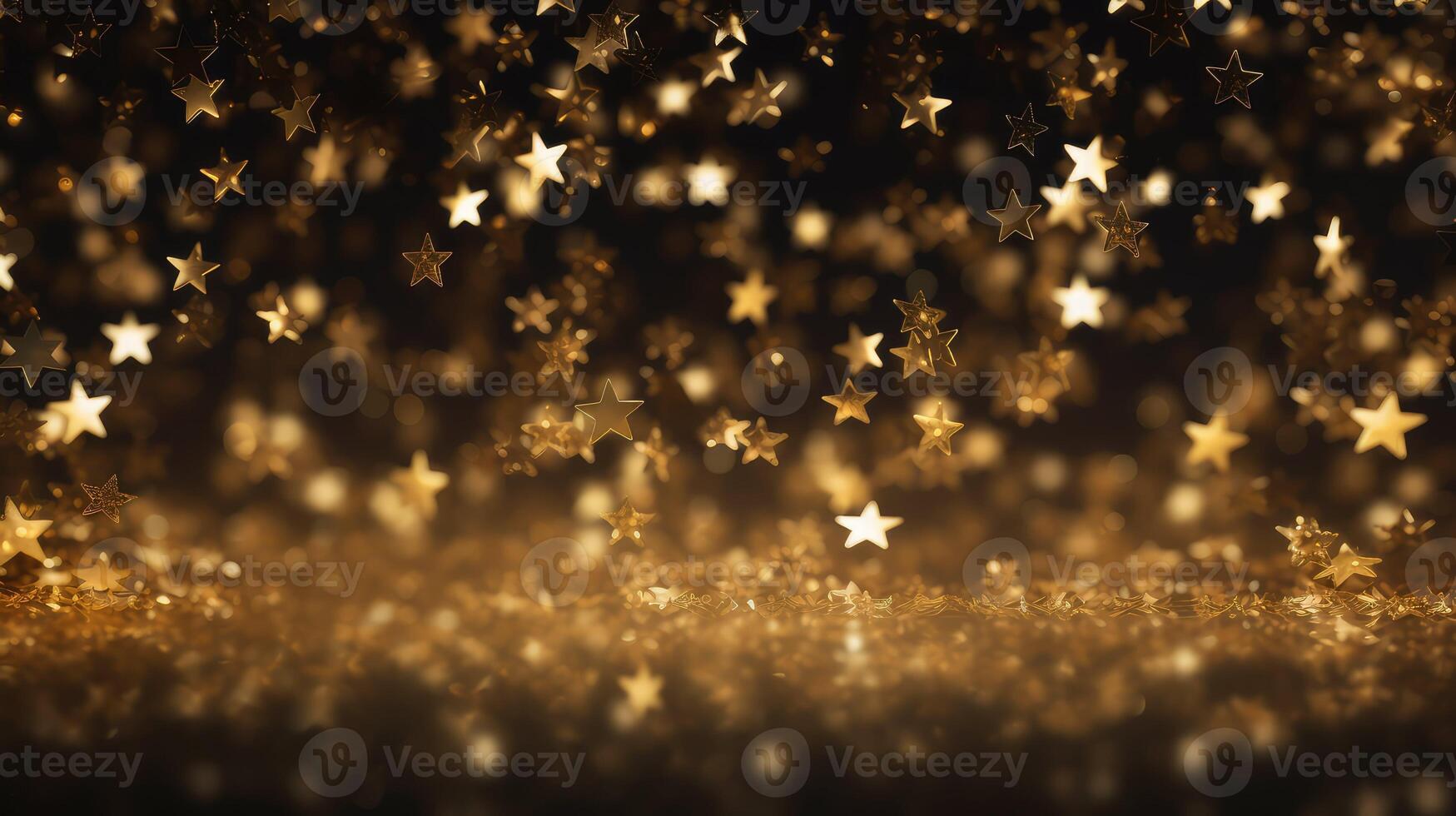 shiny gold stars background photo