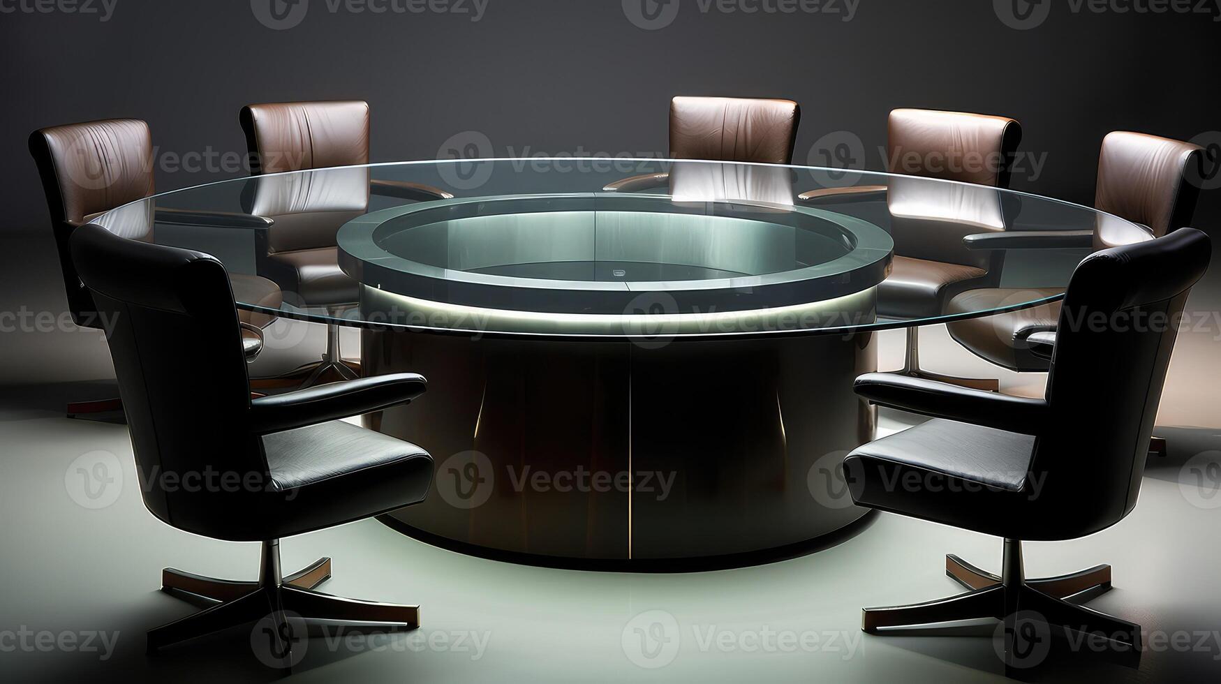 sophisticated conference table photo