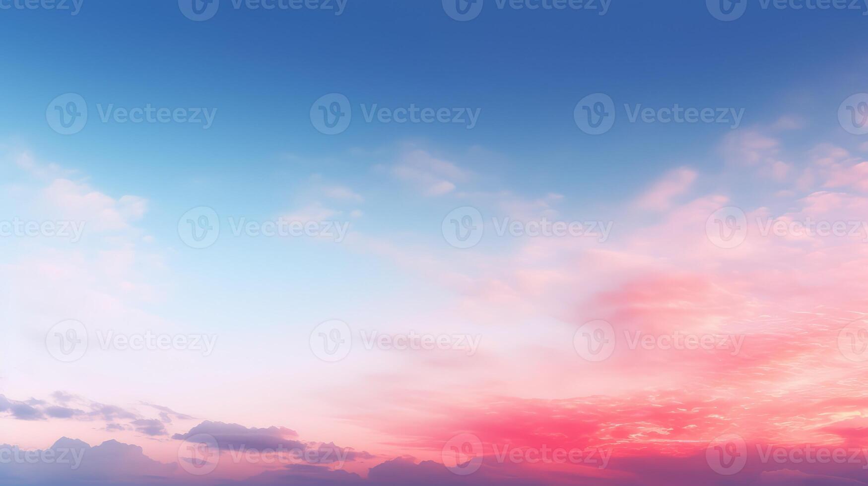 sky red white blue gradient photo
