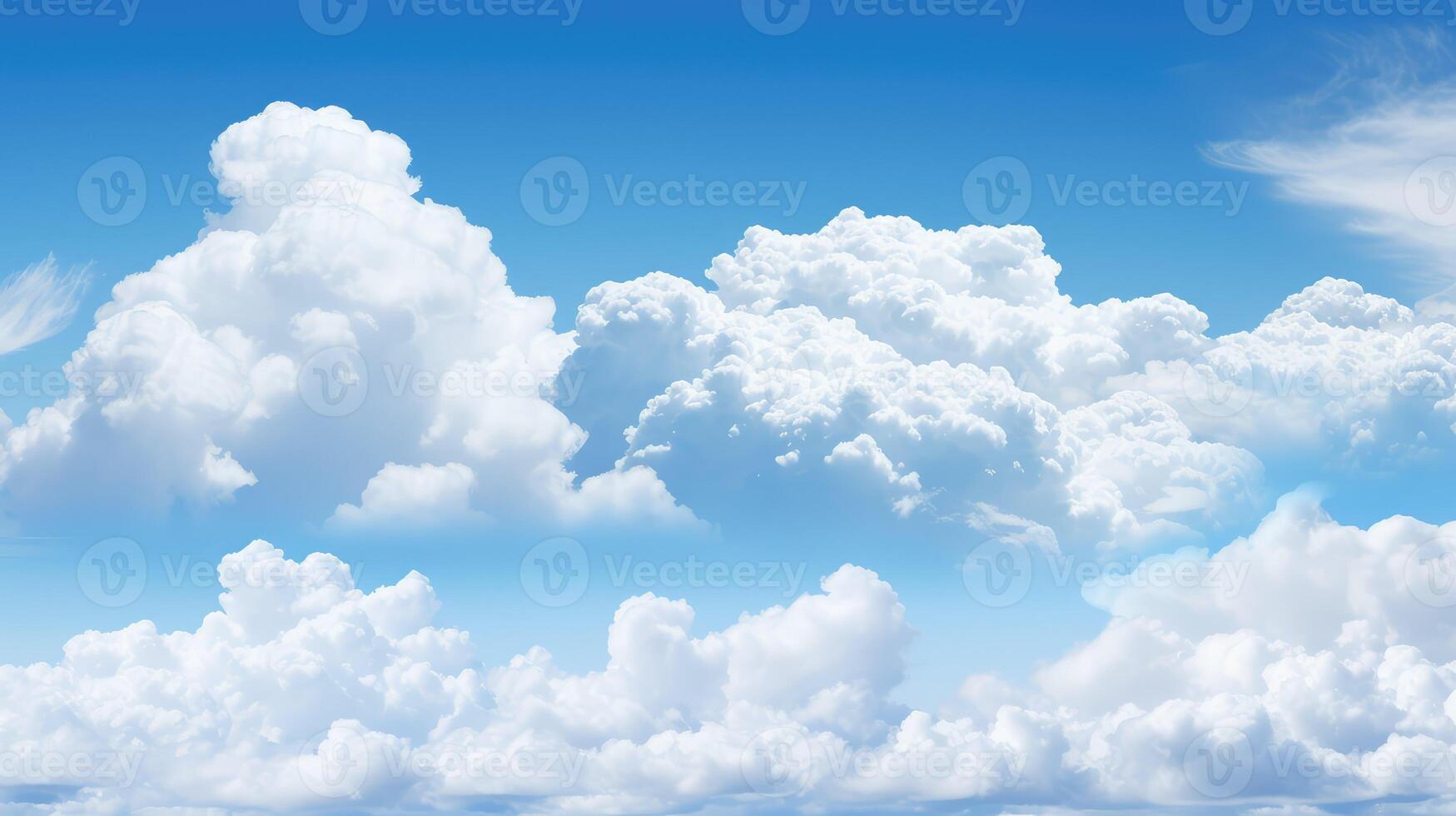 serene backdrop blue photo