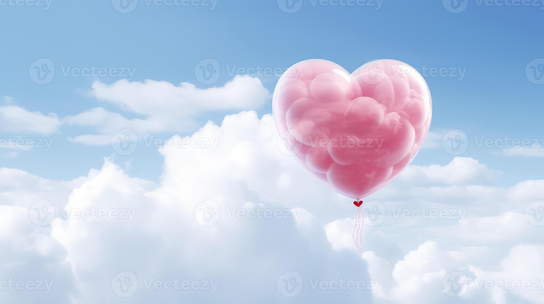clouds valentine texture photo