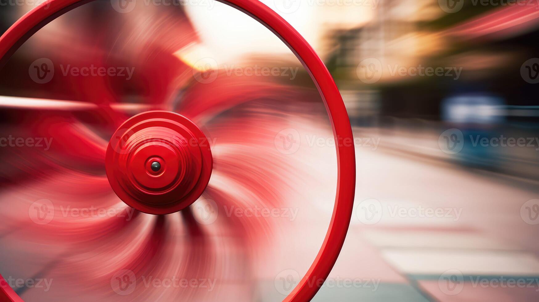 rapidly red pinwheel photo