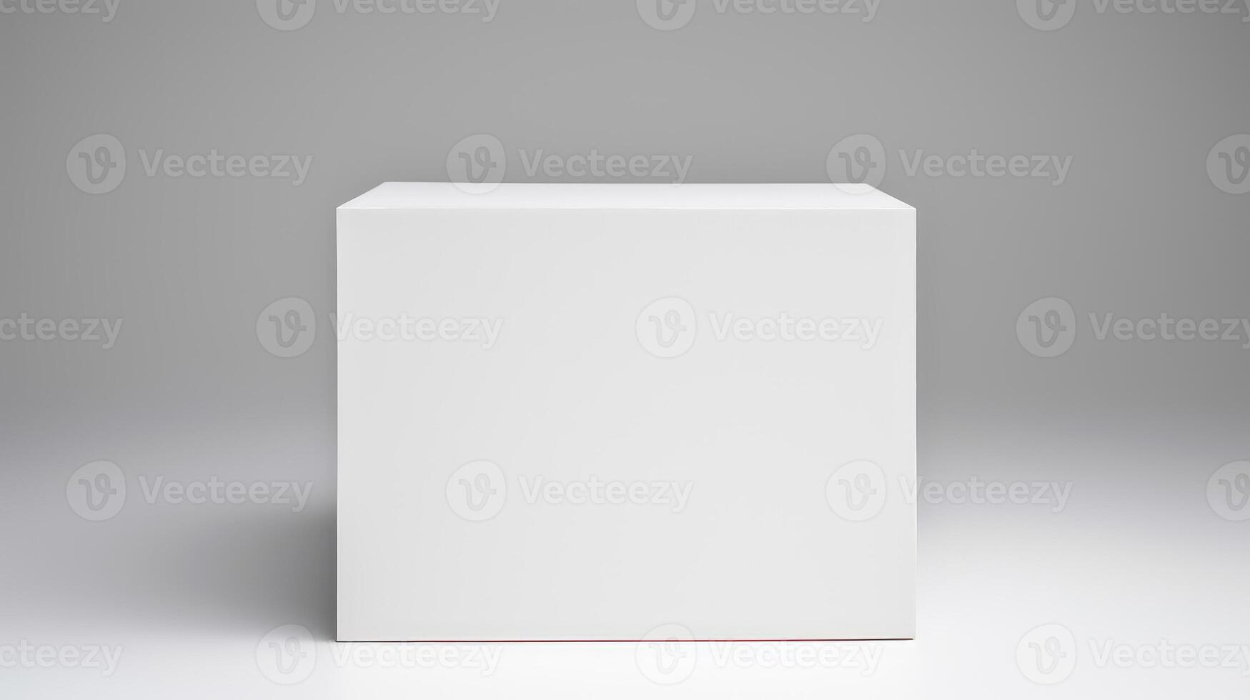 aesthetic isolated white box photo