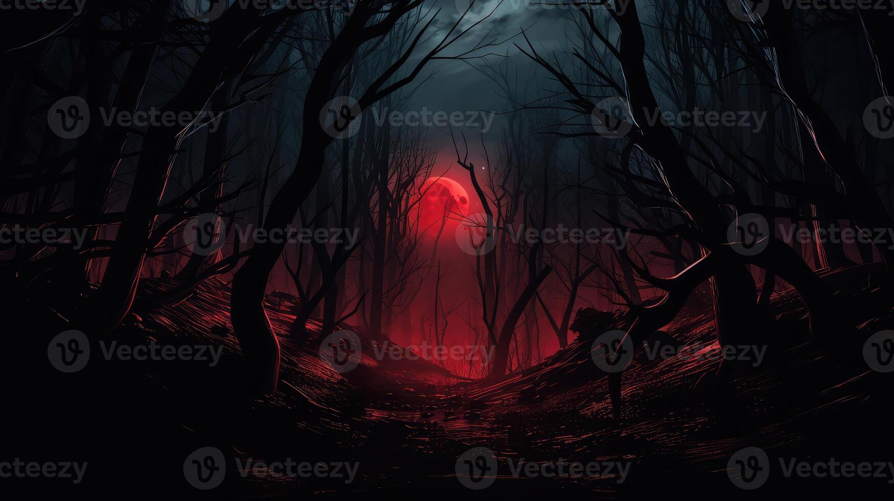 moody red and black gradient background photo