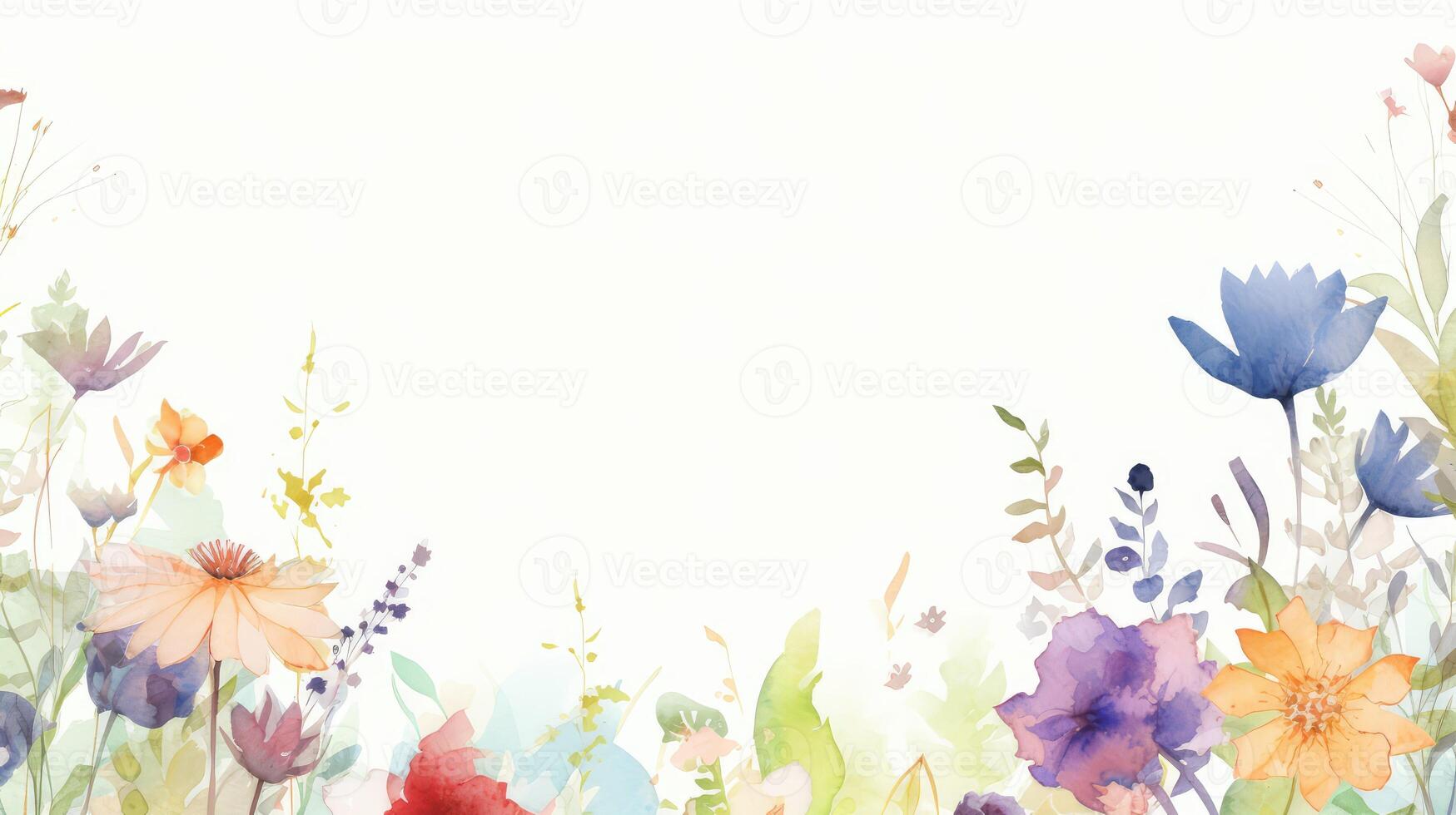 vibrant water color template photo