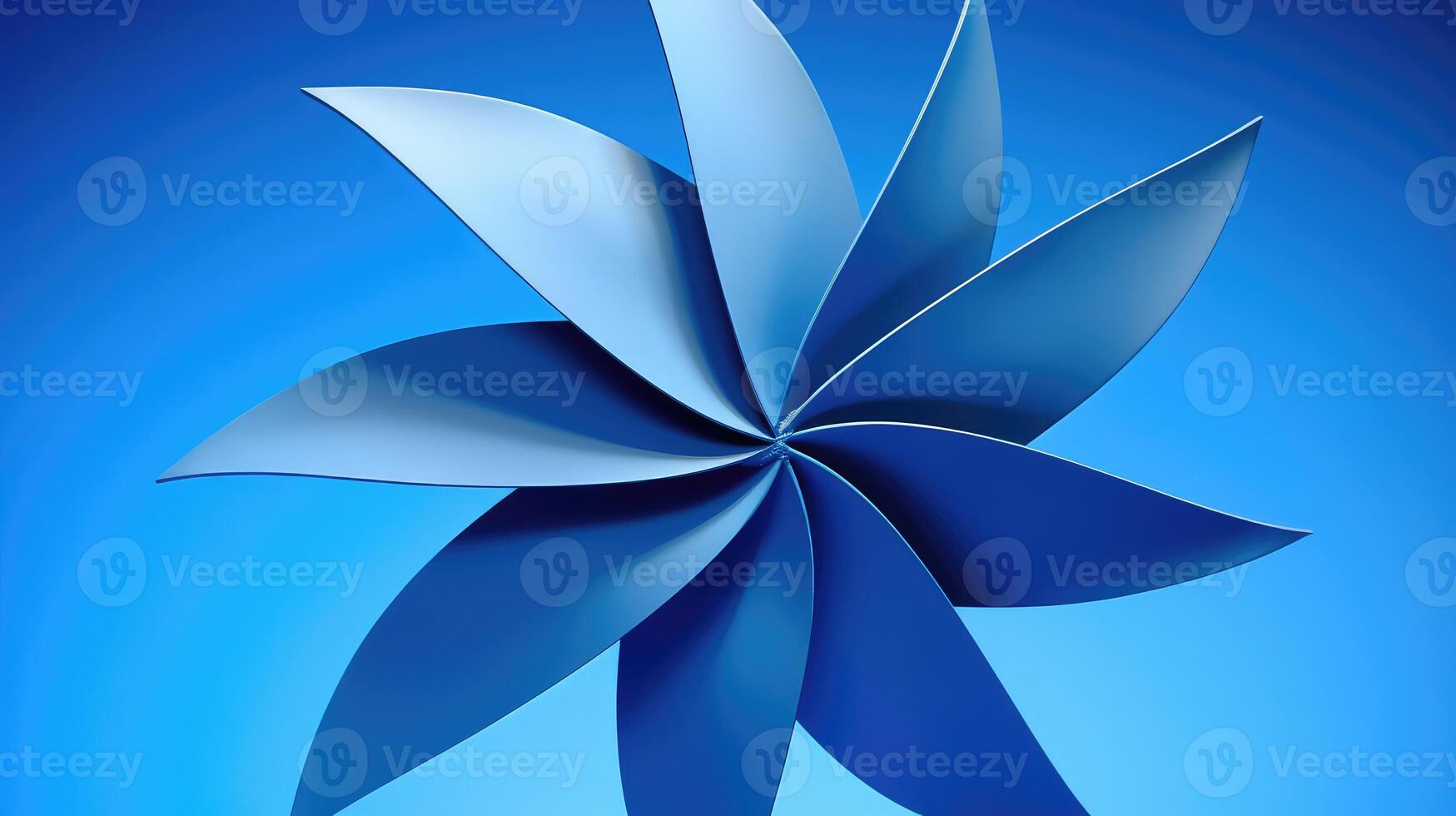 sky blue pinwheel photo