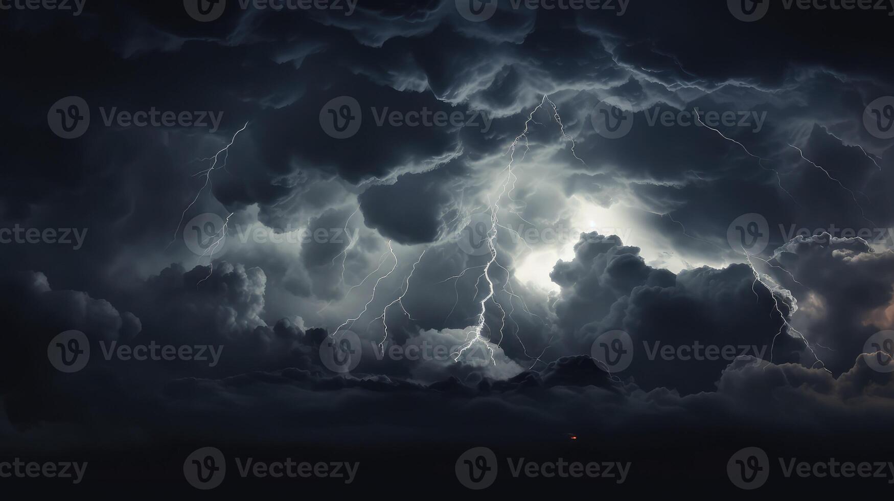 sky clouds on black background photo
