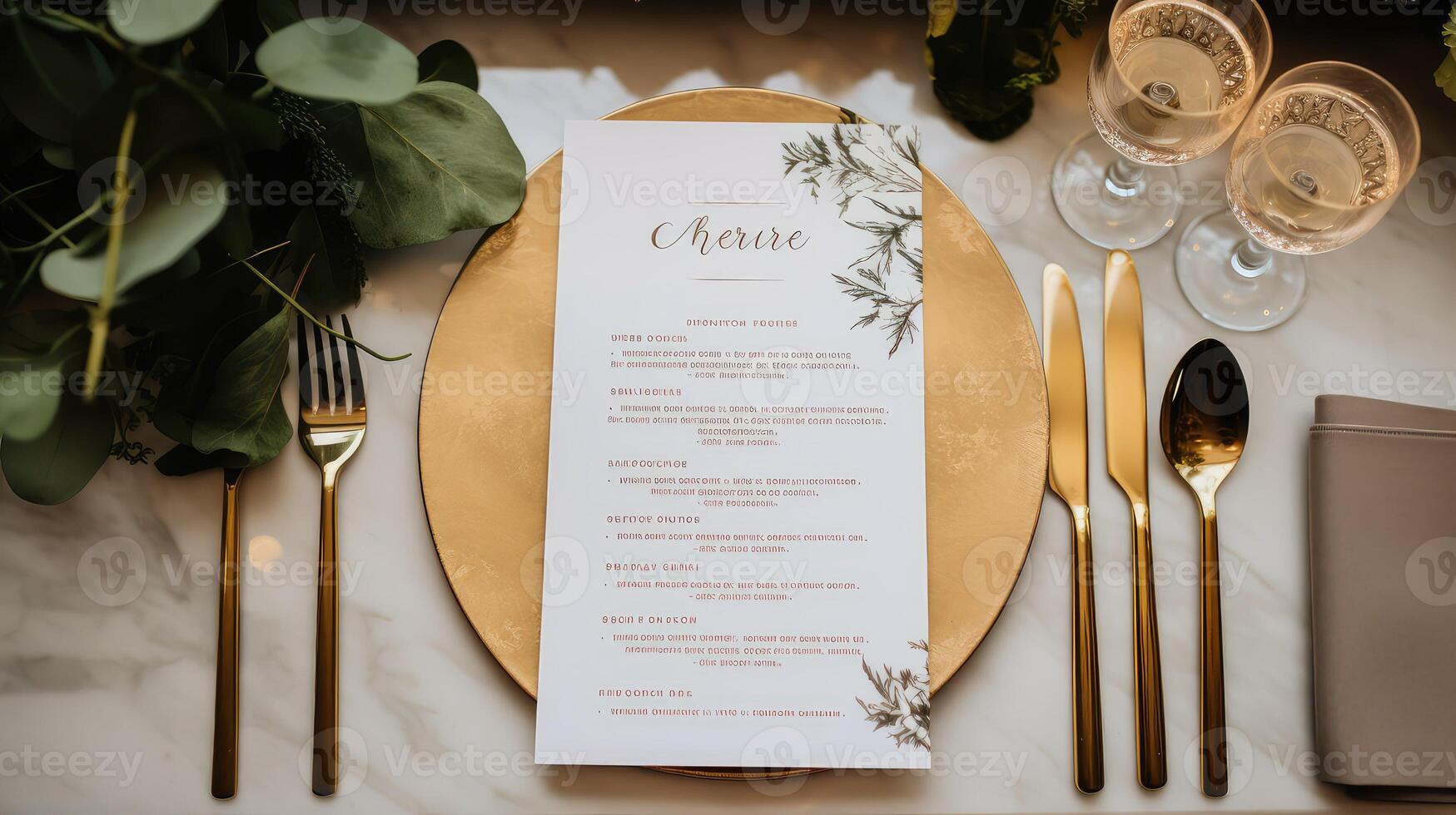 trendy gold cursive font photo