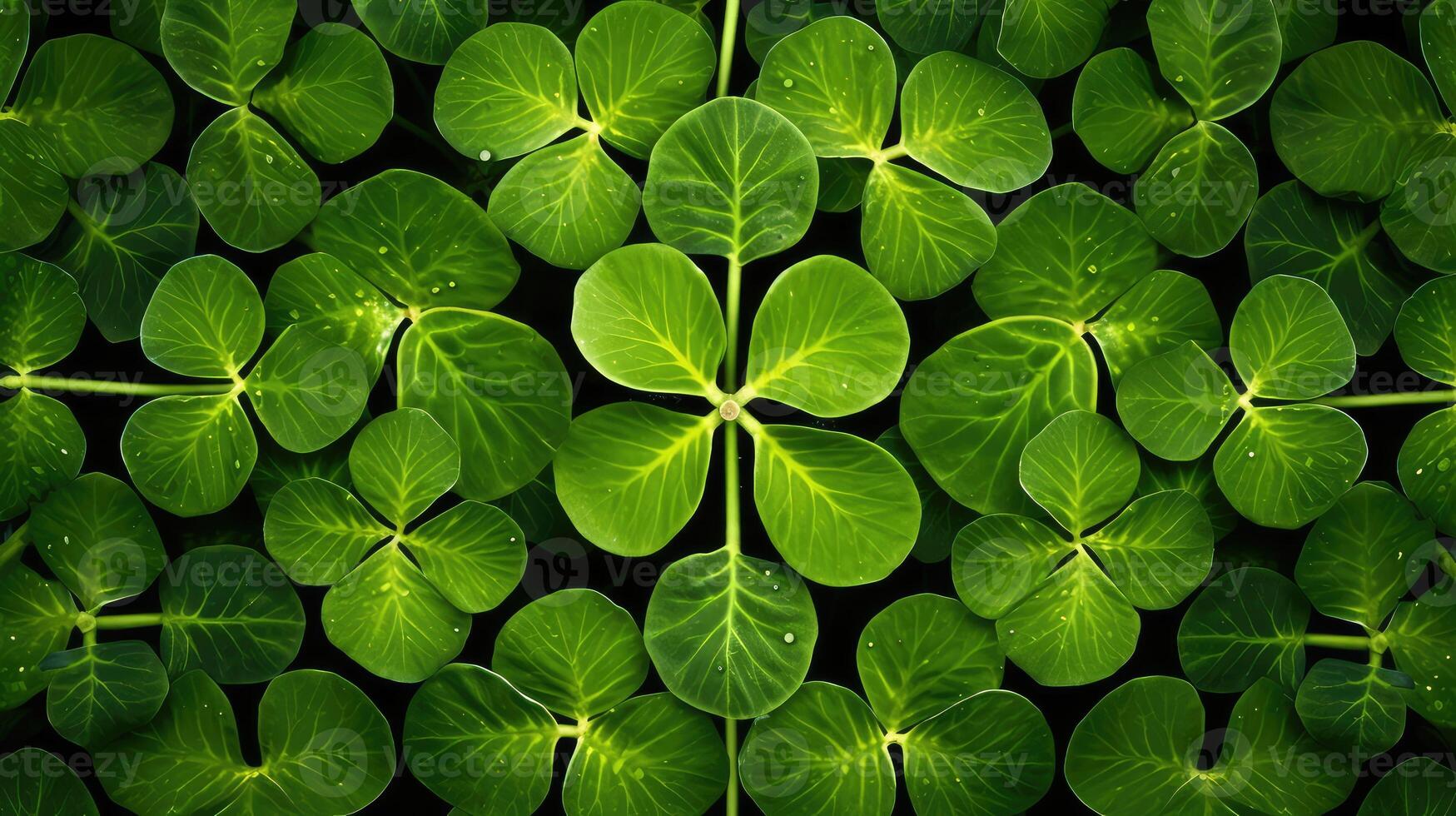 design four leaf clover pattern photo
