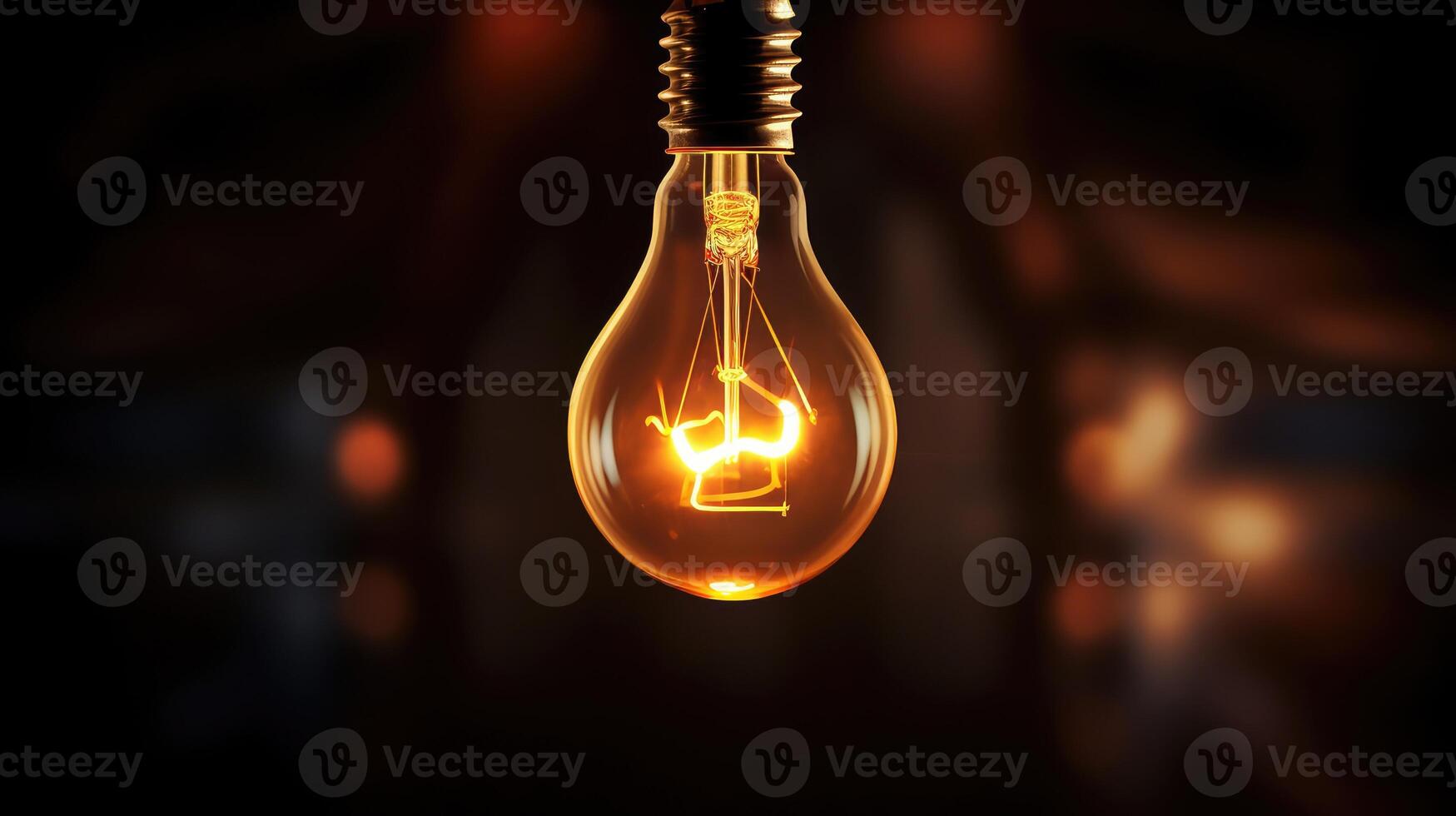 brightness turning on light bulb photo