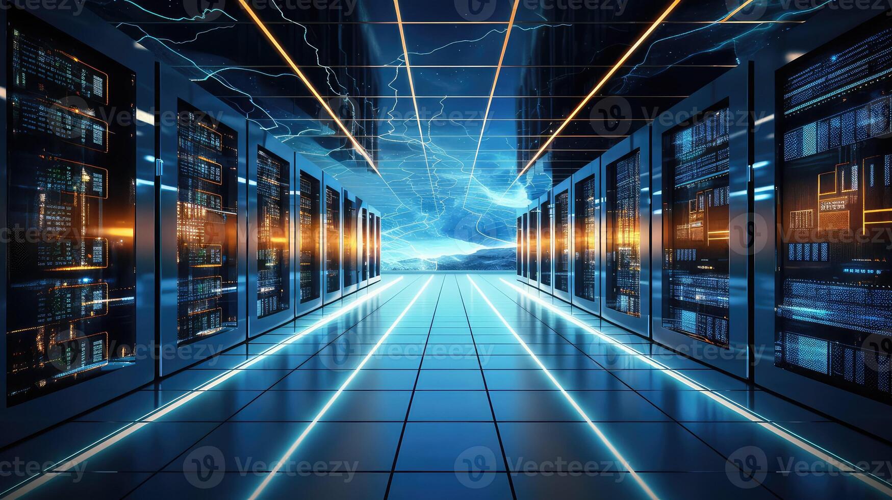 racks global data center photo
